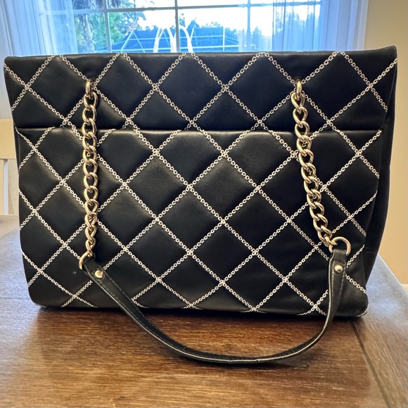 Kate Spade - Emerson Place Phoebe Black Quilted Shoulder Bag - Rare - Picture 2 of 9